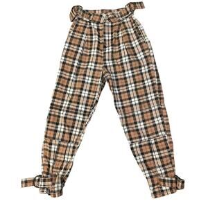 Nwot ASOS High Rise 90s Plaid Jeans size 25